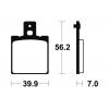 Plaquettes de frein TECNIUM ME19 organique