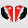 Platine écran ARAI VAS Mamola Edge Red casque intégral