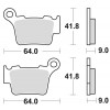 PLAQUETTES DE FREIN BRAKING 891CM44