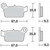 PLAQUETTES DE FREIN BRAKING 890CM44