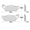 PLAQUETTES DE FREIN BRAKING 746CM46 