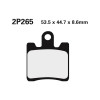 Plaquette de frein Nissin 2P265NS semi-metallique 