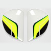 Plaques pivot ARAI Super AdSis J (LRS) Flow Green pour casques  Axces II 