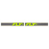 Masque FLY RACING Zone Dark Grey/Hi-Vis - écran Iridiscent Green