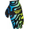 Gants FLY RACING Lite S.E. Zen - noir/bleu/Hi-Vis