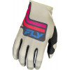 Gants FLY RACING Lite S.E. Vice - gris clair/rose/corail