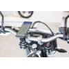 Pack complet SP-CONNECT Moto Bundle fixé sur guidon iPhone 8/7/6S/6