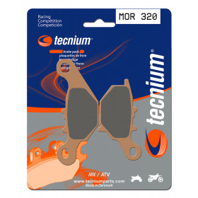 Plaquettes de frein TECNIUM MOR320 métal fritté