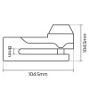 Bloque-disque OXFORD Titan ø10mm - noir