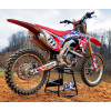 Lève moto RISK RACING A.T.S. inclinaison réglable avec plaque aimantée