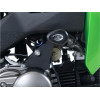 Tampons de protection R&G RACING Aero noir Kawasaki Z125