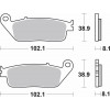 Plaquettes de frein BREMBO 07HO30SA métal fritté