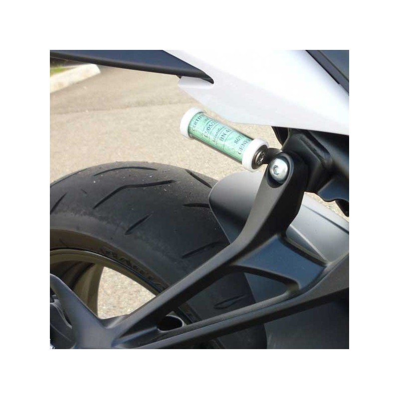  Porte Vignette Assurance Moto - Accessoire Moto et Scooter -  Support Porte Assurance Moto Tube Cylindrique