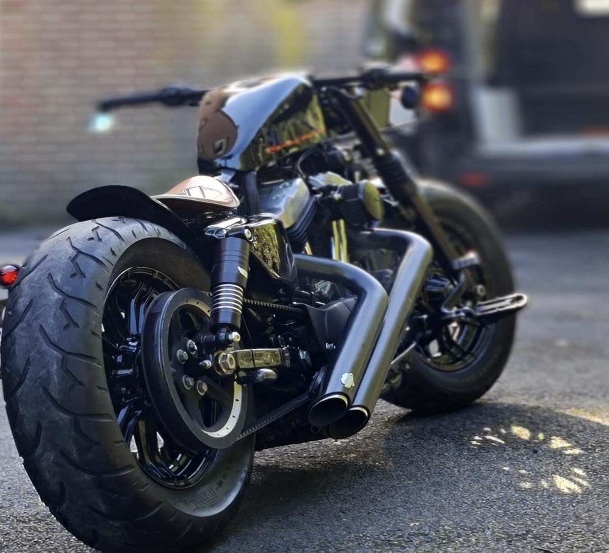 moto custom harley